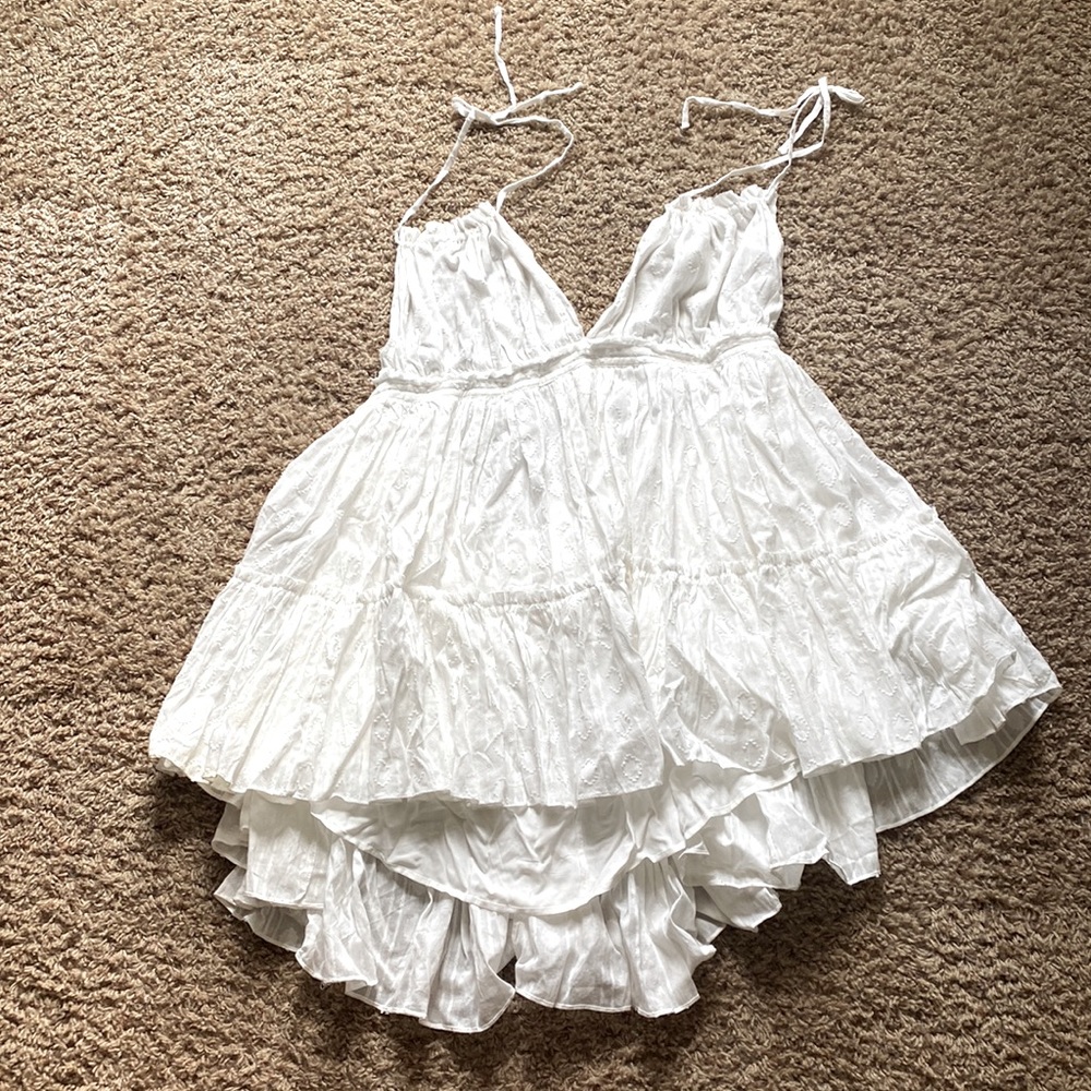 Neptune cotton textured halter babydoll dress. New with tags.